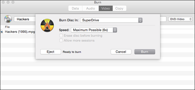 Dvd burning software for macbook